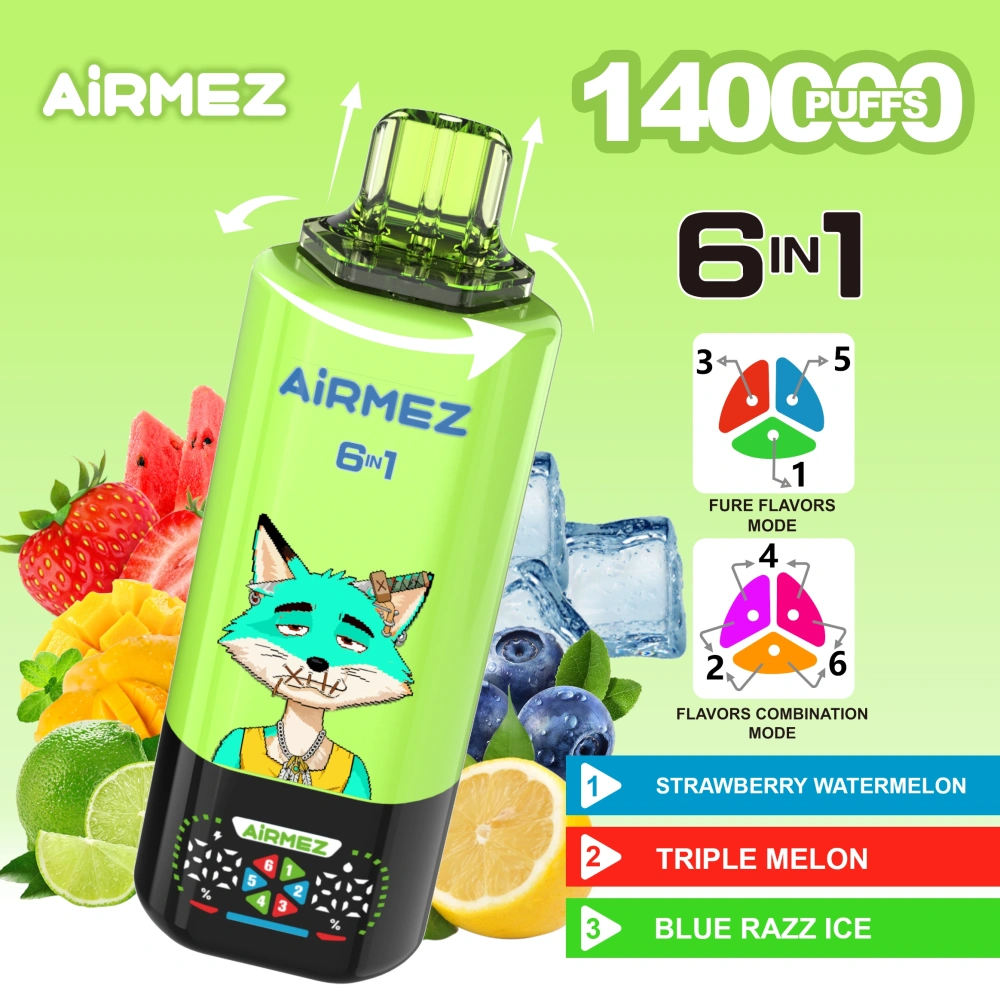 Airmez Fox 6-in-1 140K Puffs