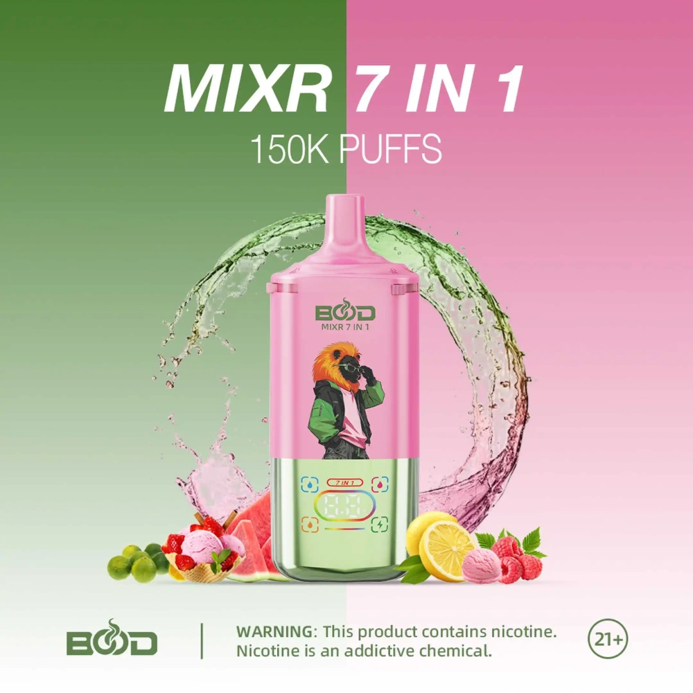 BOOD MIXR 7 in 1 150K Puffs Disposable
