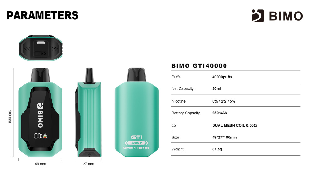 BIMO GTI 40000 Puffs