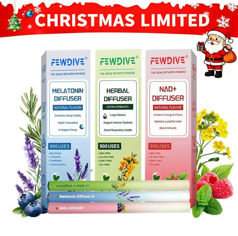 FEWDIVE Herbal Lung Cleanser Diffuser | 600 Puffs