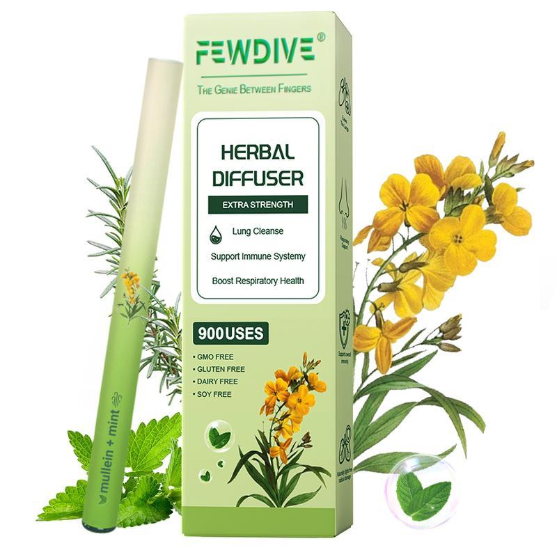 FEWDIVE Herbal Lung Cleanser Diffuser | 600 Puffs
