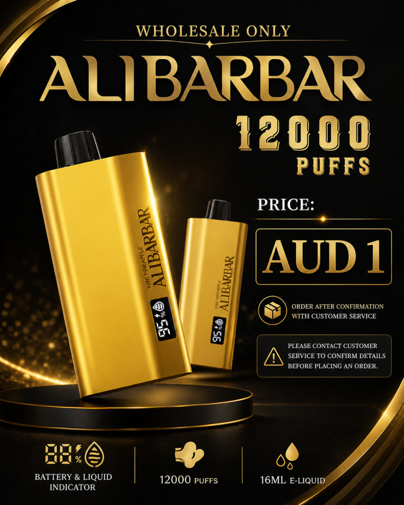 ALIBARBAR 12000 Puffs Wholesale Product – AUD 1 Placeholder Price