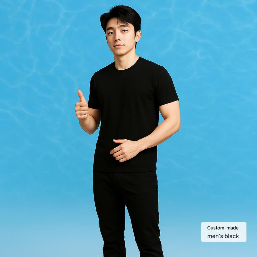 Ice silk quick drying T-shirt custom printed logo group enterprise advertisement summer round neck short sleeved men's and women's work clothes