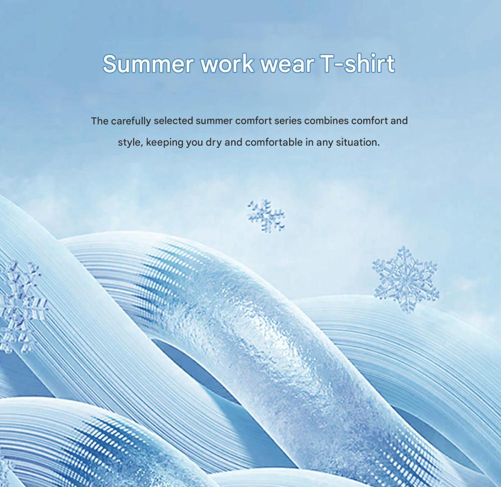 Ice silk quick drying T-shirt custom printed logo group enterprise advertisement summer round neck short sleeved men's and women's work clothes