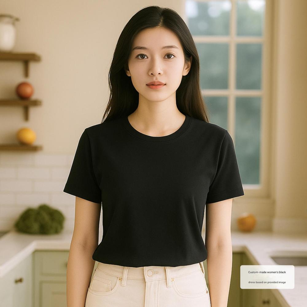 Ice silk quick drying T-shirt custom printed logo group enterprise advertisement summer round neck short sleeved men's and women's work clothes