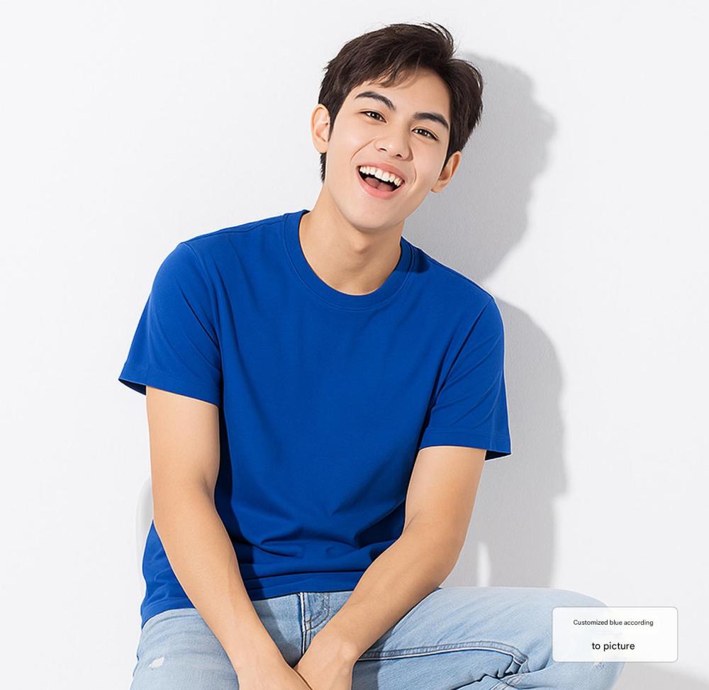 Ice silk round neck sports quick drying T-shirt customized advertising cultural shirt work uniform printed logo marathon team uniform
