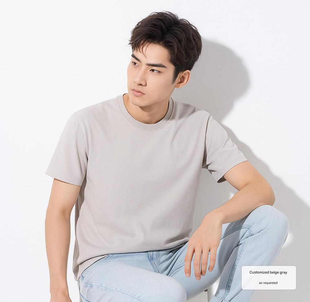 Ice silk round neck sports quick drying T-shirt customized advertising cultural shirt work uniform printed logo marathon team uniform