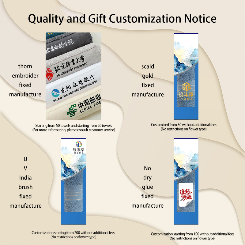 Creatively designed cotton towel gift box, customizable and can be printed with your company logo, making it an excellent choice for employee souvenirs and business gifts.