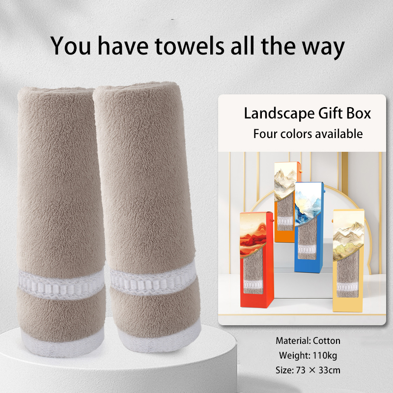 Creative landscape gift boxes, towels, and thermos cups; customization available. The perfect choice for gifts, gatherings with friends, and company team building activities.