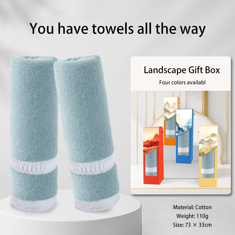 Creative landscape gift boxes, towels, and thermos cups; customization available. The perfect choice for gifts, gatherings with friends, and company team building activities.