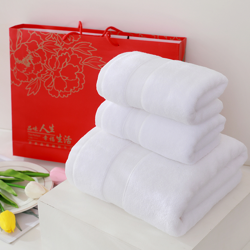 Pure cotton towel, customizable, with gift box packaging design, the best choice for gift giving, hotel, company team building, and couple gifts