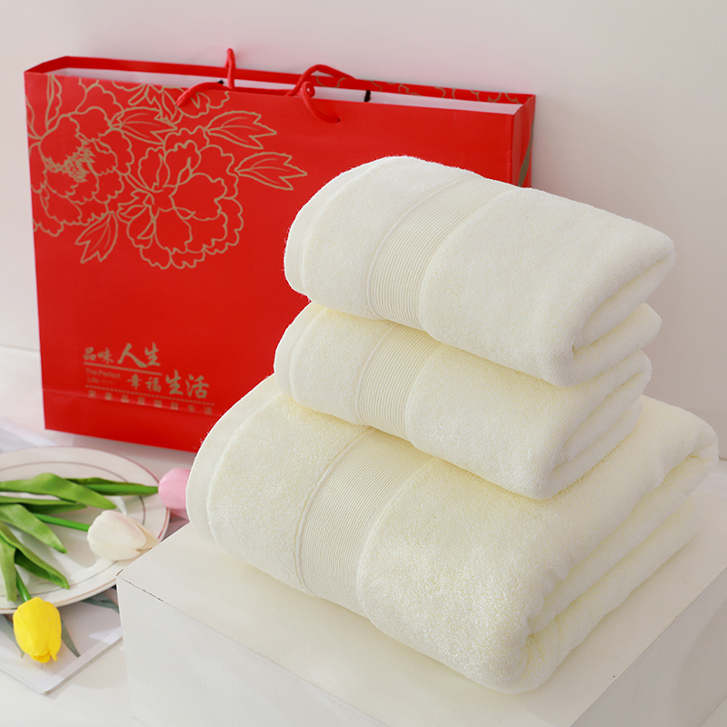 Pure cotton towel, customizable, with gift box packaging design, the best choice for gift giving, hotel, company team building, and couple gifts