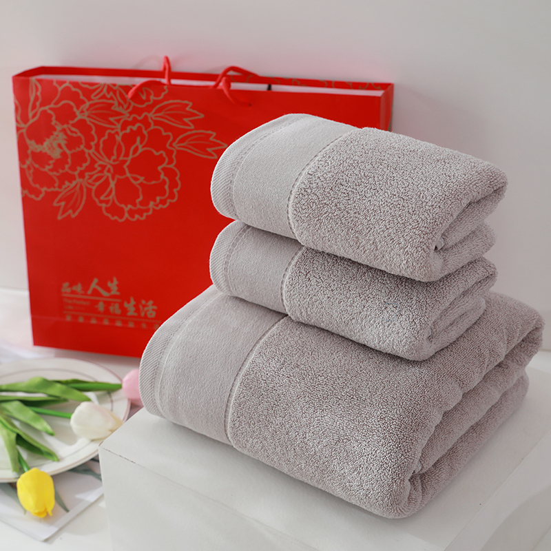 Elegant series pure cotton towels, supporting customization and gift box customization, soft and delicate, strong water absorption, not easy to shed hair, the best choice for gifts to friends and family