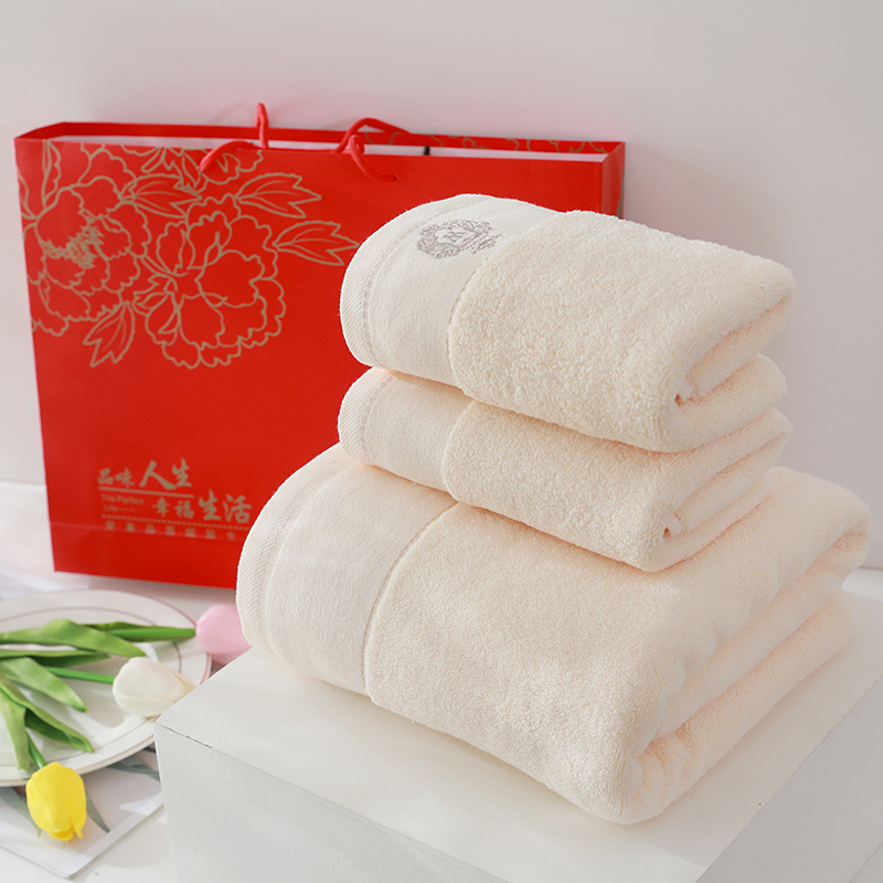 Elegant series pure cotton towels, supporting customization and gift box customization, soft and delicate, strong water absorption, not easy to shed hair, the best choice for gifts to friends and family