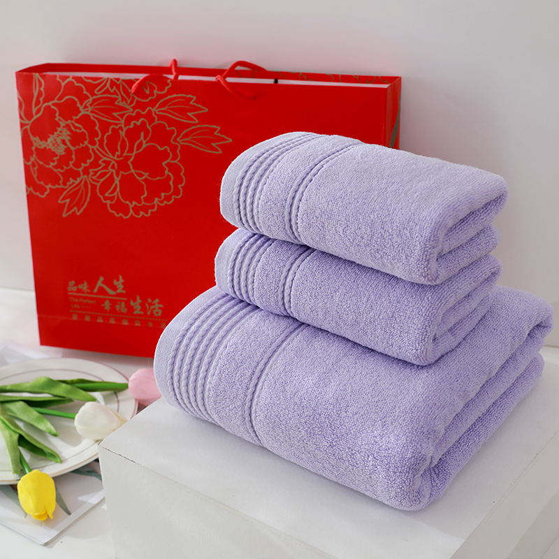 Youth series pure cotton towels, supporting customization, packaging customization, gift giving, company team building, and the best choice for lover gifts