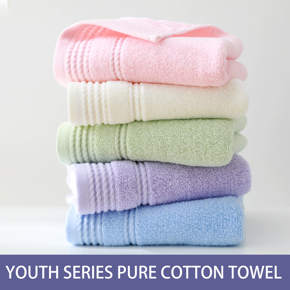 Youth series pure cotton towels, supporting customization, packaging customization, gift giving, company team building, and the best choice for lover gifts