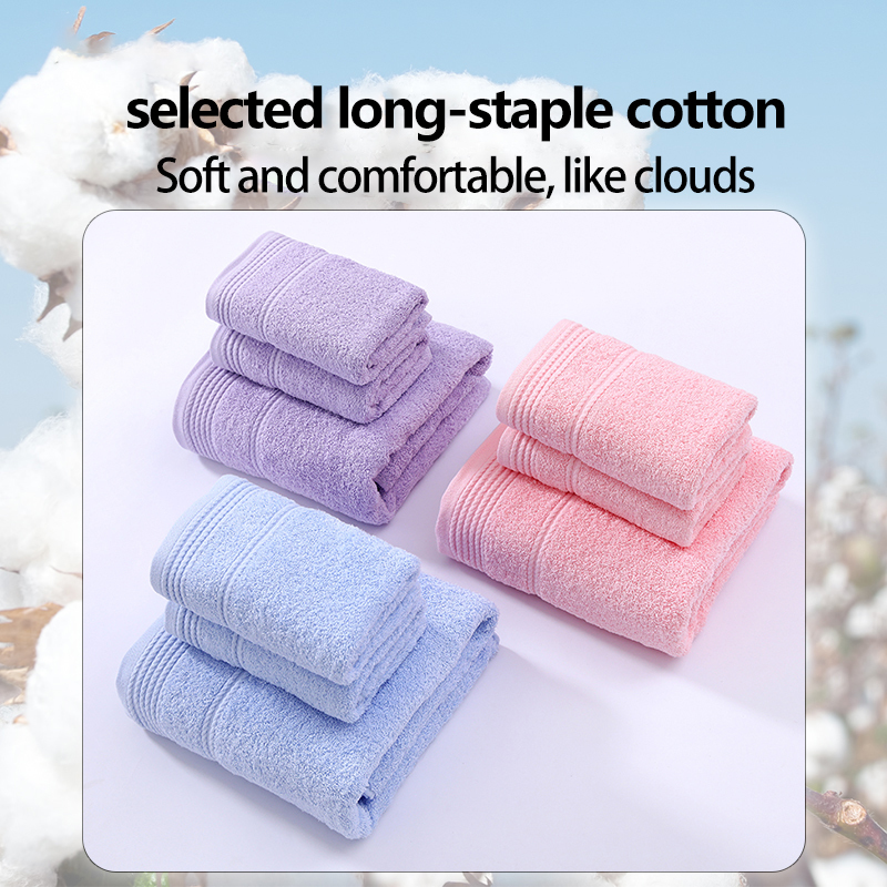 Yellow gift towel set, customizable, soft and delicate, skin friendly without shedding hair, the best choice for gifting between friends, family, and loved ones
