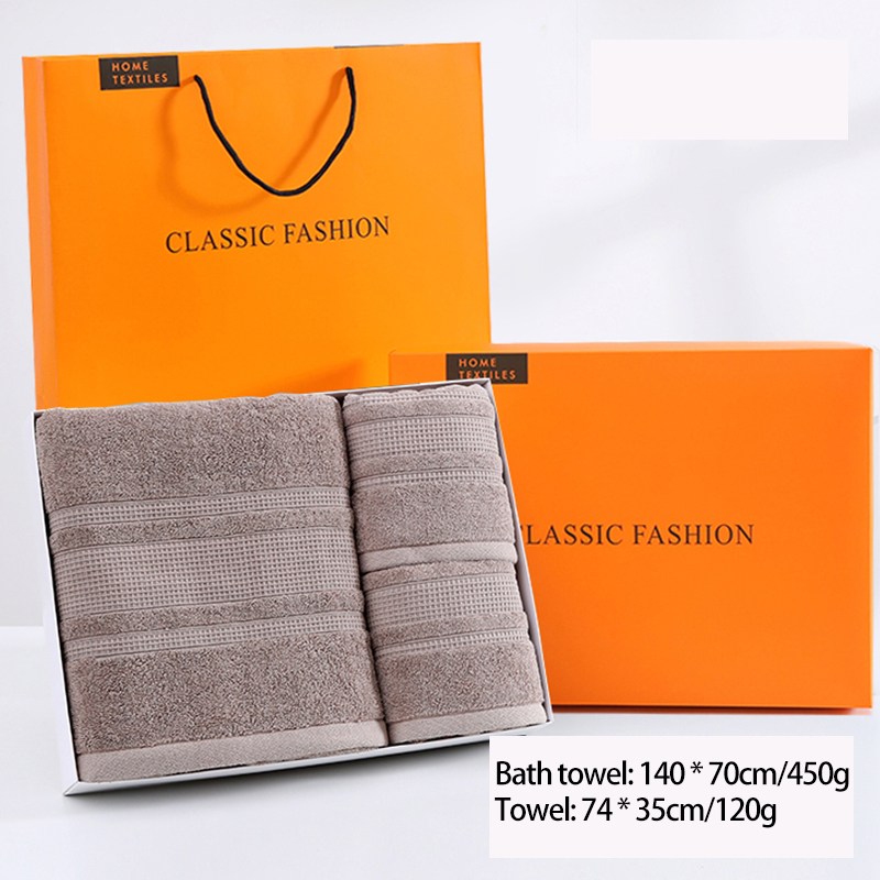 Yellow gift towel set, customizable, soft and delicate, skin friendly without shedding hair, the best choice for gifting between friends, family, and loved ones