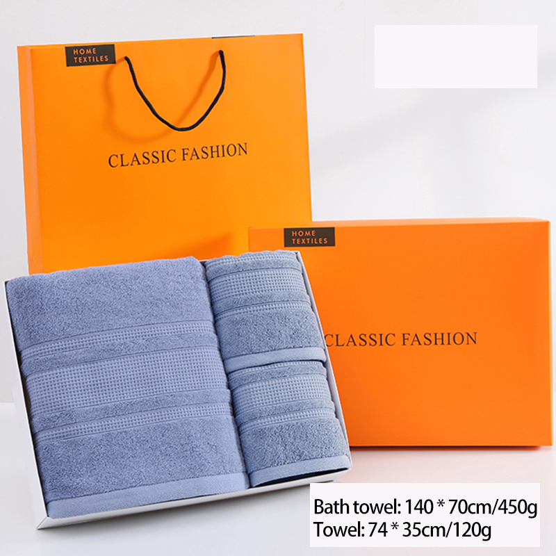 Yellow gift towel set, customizable, soft and delicate, skin friendly without shedding hair, the best choice for gifting between friends, family, and loved ones