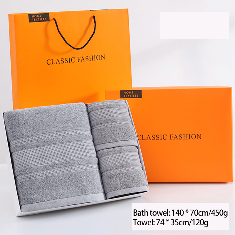 Yellow gift towel set, customizable, soft and delicate, skin friendly without shedding hair, the best choice for gifting between friends, family, and loved ones