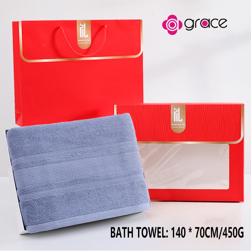 Red gift box towel and bath towel set, soft and skin friendly, selected high-quality towels, suitable for weddings, gift giving, and other occasions