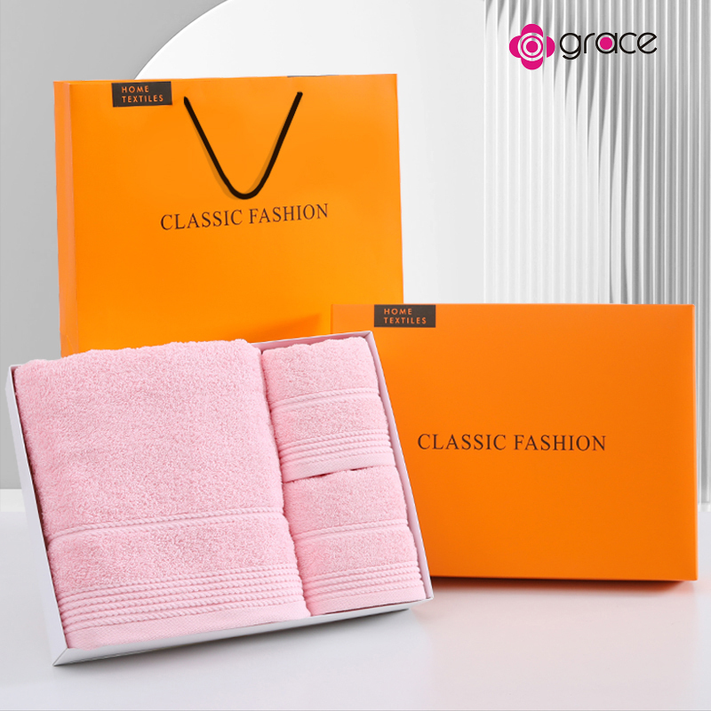 Jieliya gift box towel set, customizable, soft and delicate, skin friendly without hair loss, is the best choice for gifts between friends, family, and loved ones