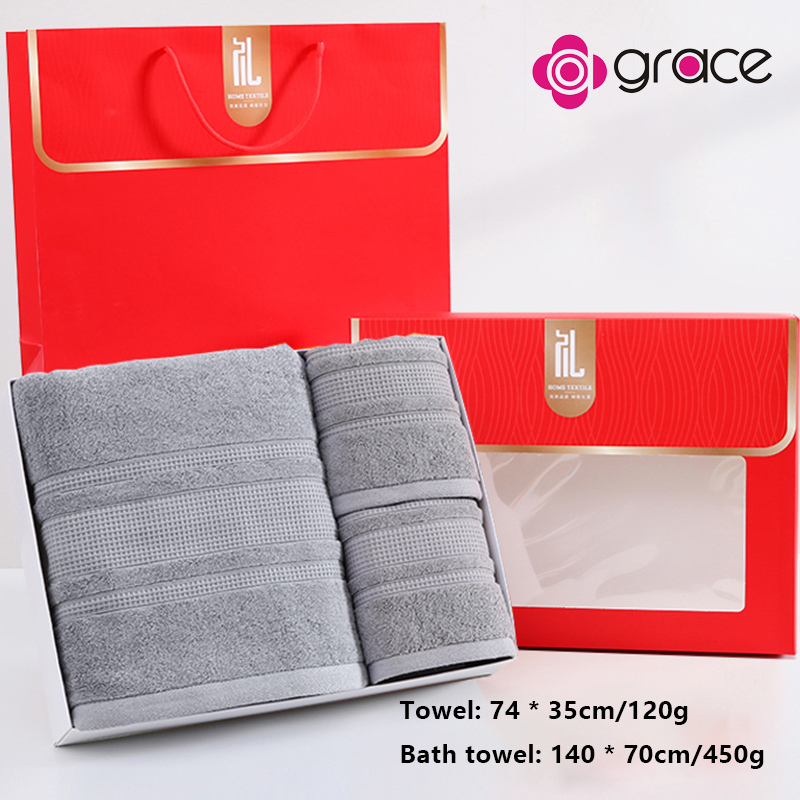 Yellow gift towel set, customizable, soft and delicate, skin friendly without shedding hair, the best choice for gifting between friends, family, and loved ones