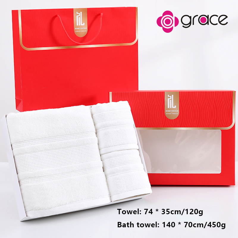 Yellow gift towel set, customizable, soft and delicate, skin friendly without shedding hair, the best choice for gifting between friends, family, and loved ones