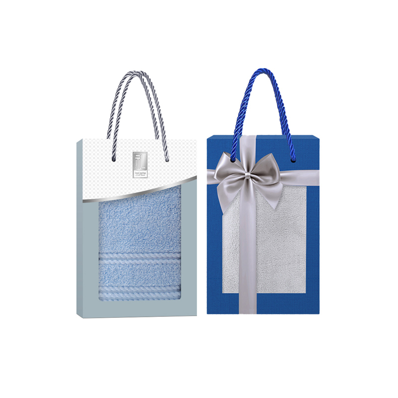 Pure Cotton Towel Gift Box Single PieceWedding Birthday Company Gifts LogoEmbroidery Handmade Souvenir HomeTextile