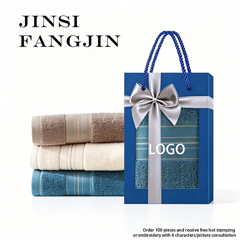 JINSI series small handkerchief, supports gift box customization, towel embroidery, soft and delicate small handkerchief, suitable for daily use and gift giving