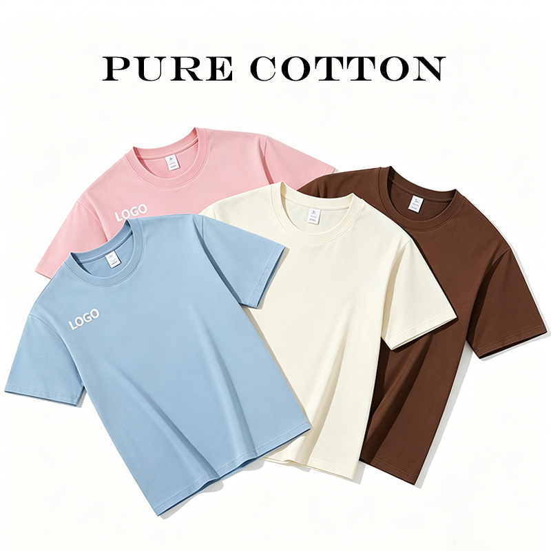 Custom Logo Heavy Weight T-Shirts-b