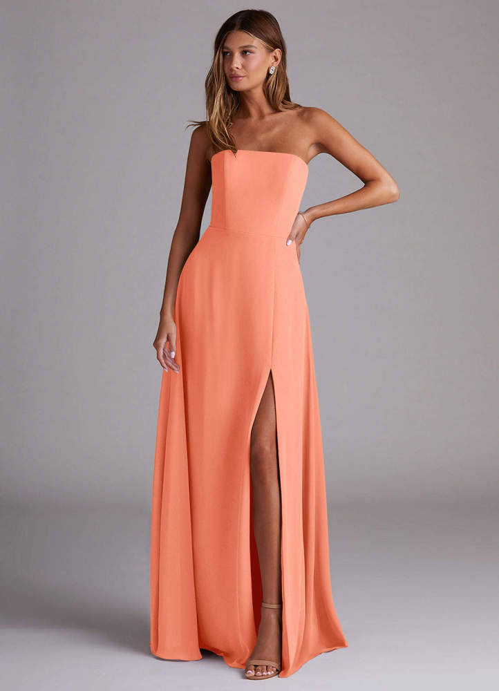elyessen Wren Black A-Line Side Slit Chiffon Convertible Dress 8