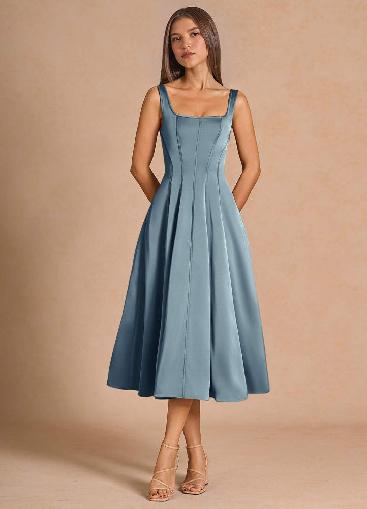 Nolia Cream Midi Dress