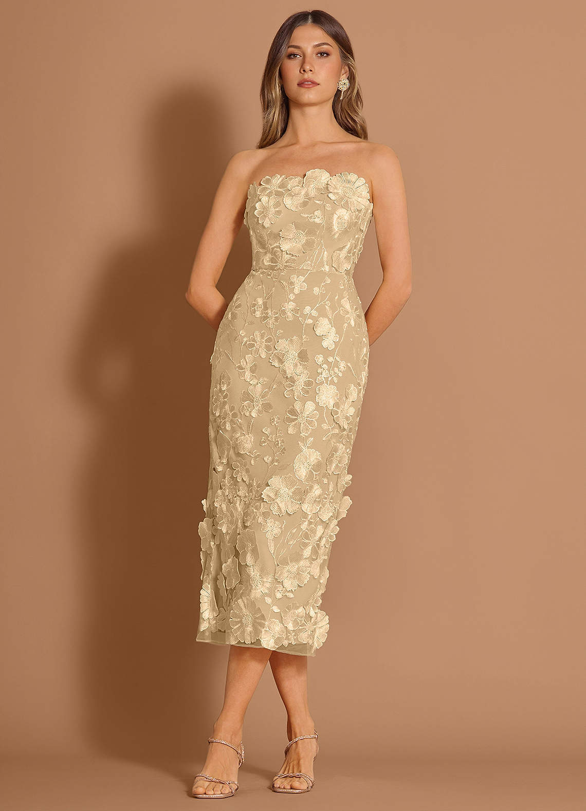 Della White Midi Dress