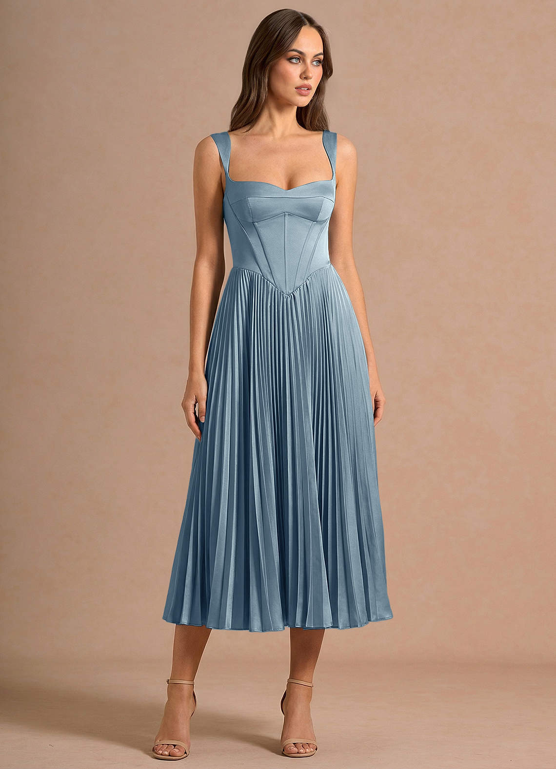 Avenelle Olive Mid Dress