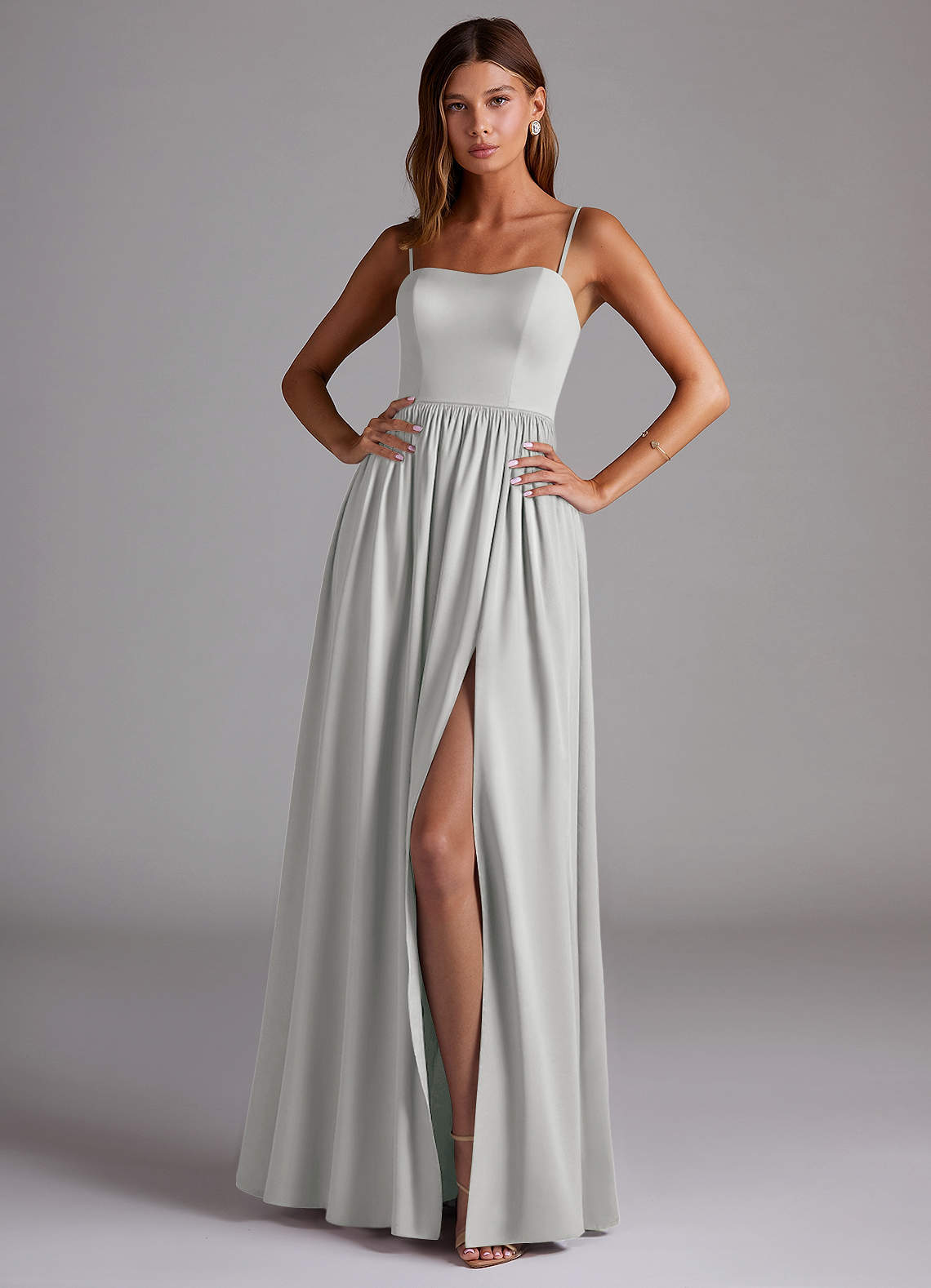 elyessen Calianna Black A-Line Off the Shoulder Stretch Satin Convertible Dress 7