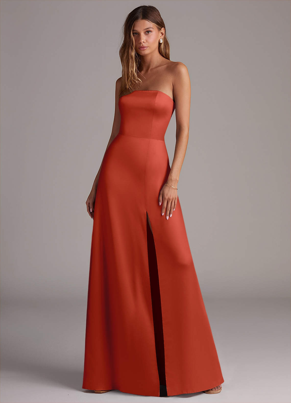 elyessen Wren Black A-Line Strapless Stretch Satin Convertible Dress 5