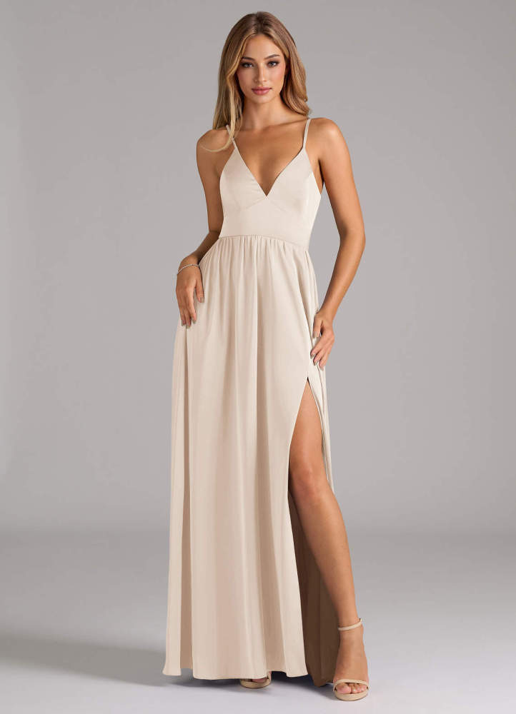 elyessen Aaida Dusty Sage A-Line Corset Stretch Satin Dress 7