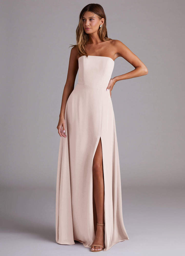 elyessen Wren Black A-Line Side Slit Chiffon Convertible Dress 8