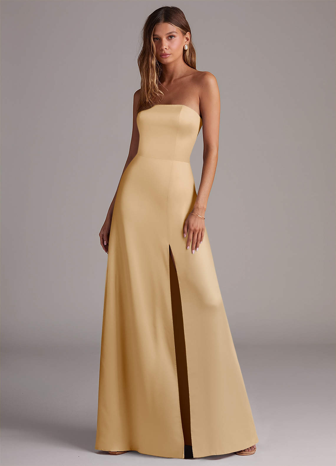 elyessen Wren Black A-Line Strapless Stretch Satin Convertible Dress 7