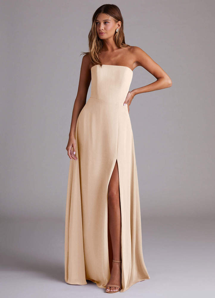 elyessen Wren Black A-Line Side Slit Chiffon Convertible Dress 7