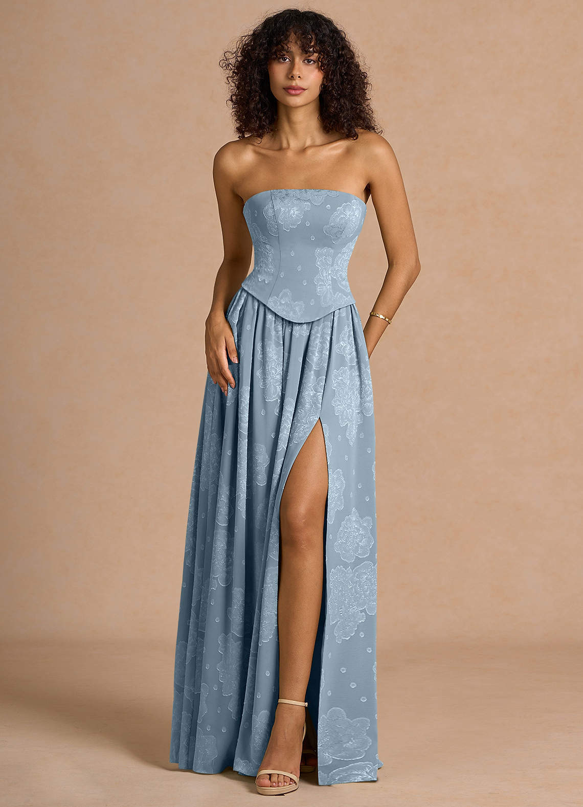 Isaura Celadon Maxi Dress