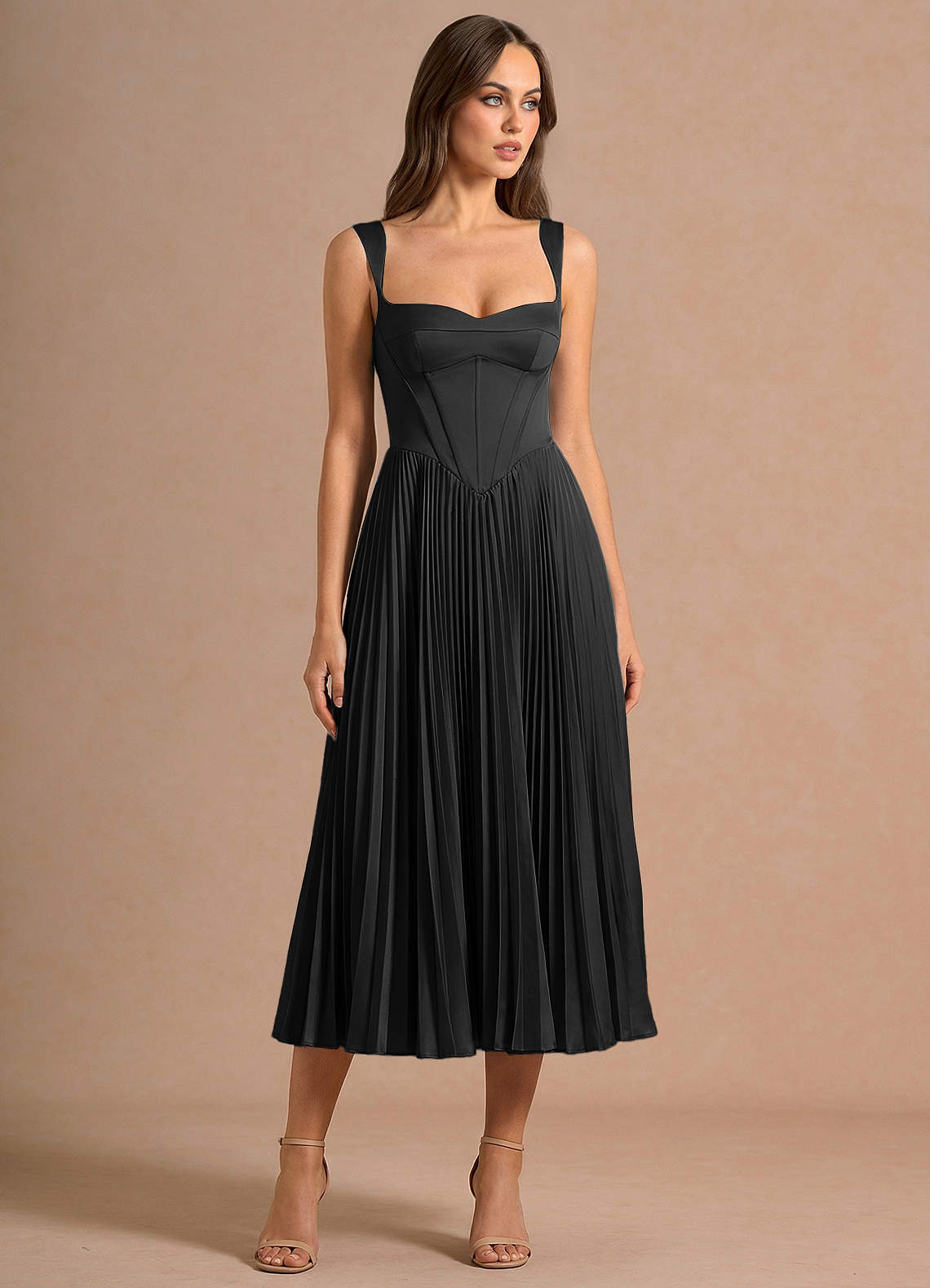Avenelle Olive Mid Dress