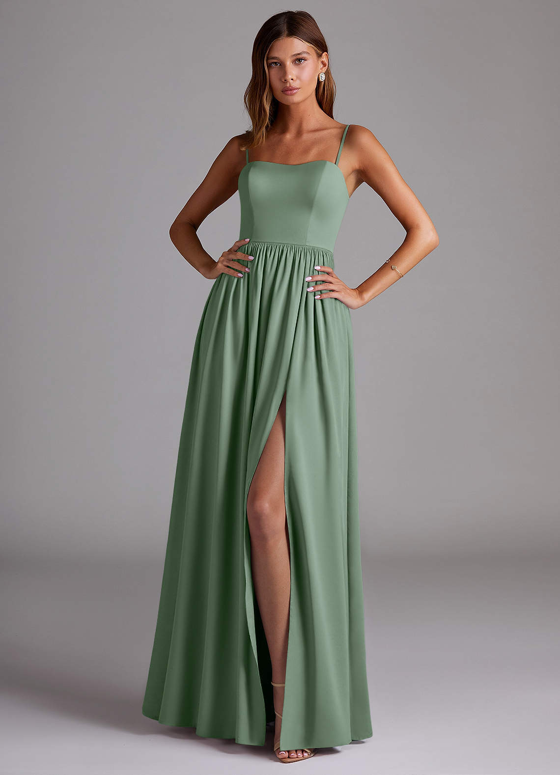 elyessen Calianna Black A-Line Off the Shoulder Stretch Satin Convertible Dress 1