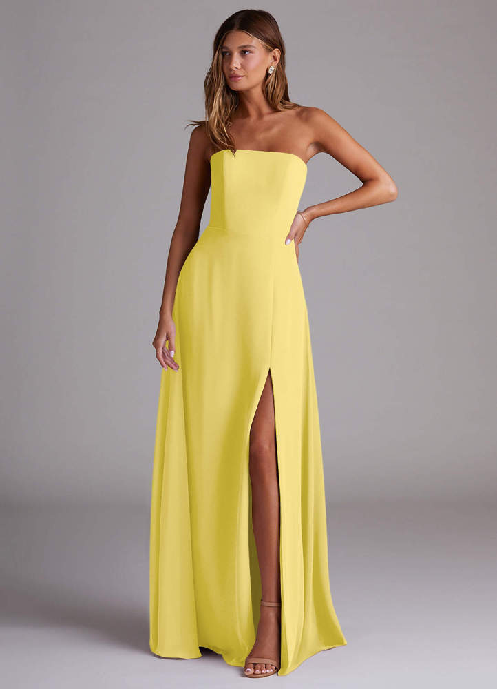 elyessen Wren Black A-Line Side Slit Chiffon Convertible Dress 7