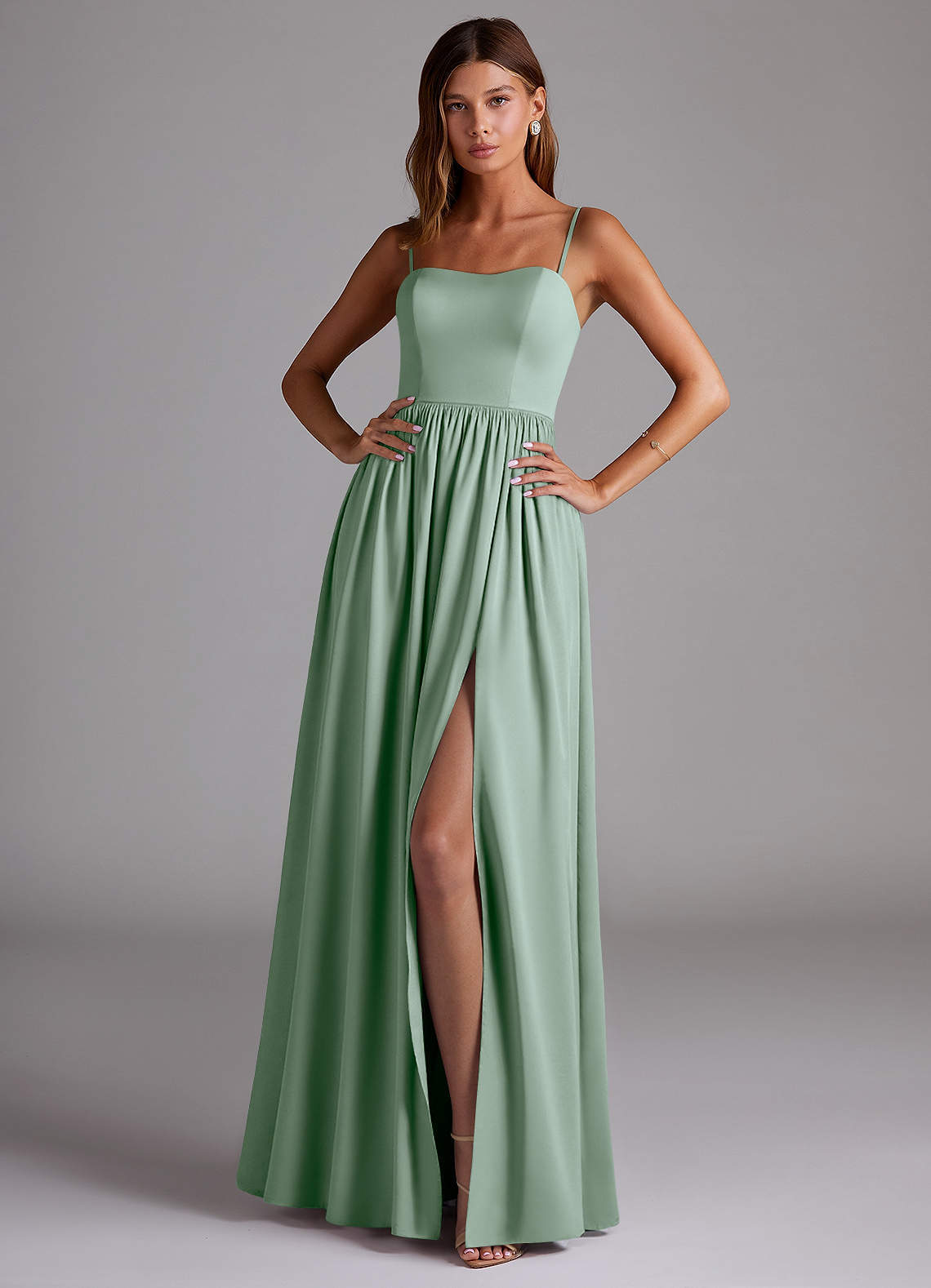 elyessen Calianna Black A-Line Off the Shoulder Stretch Satin Convertible Dress 1