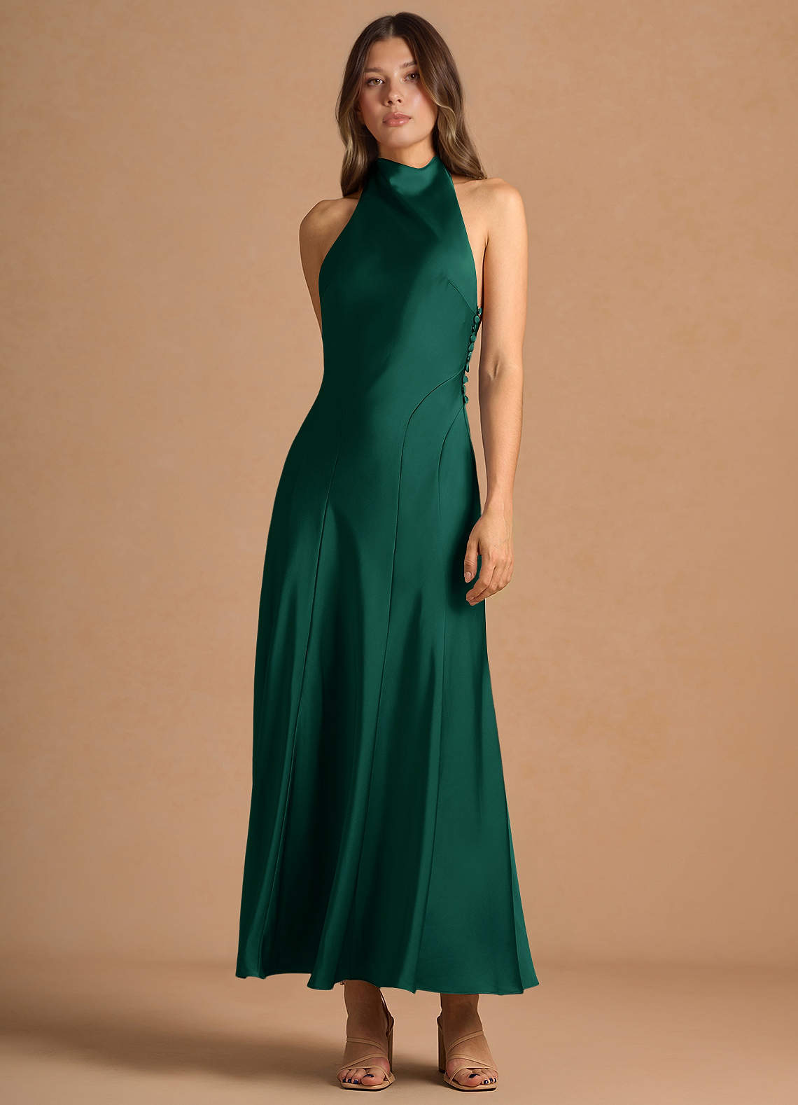 Diantha Cream Maxi Dress