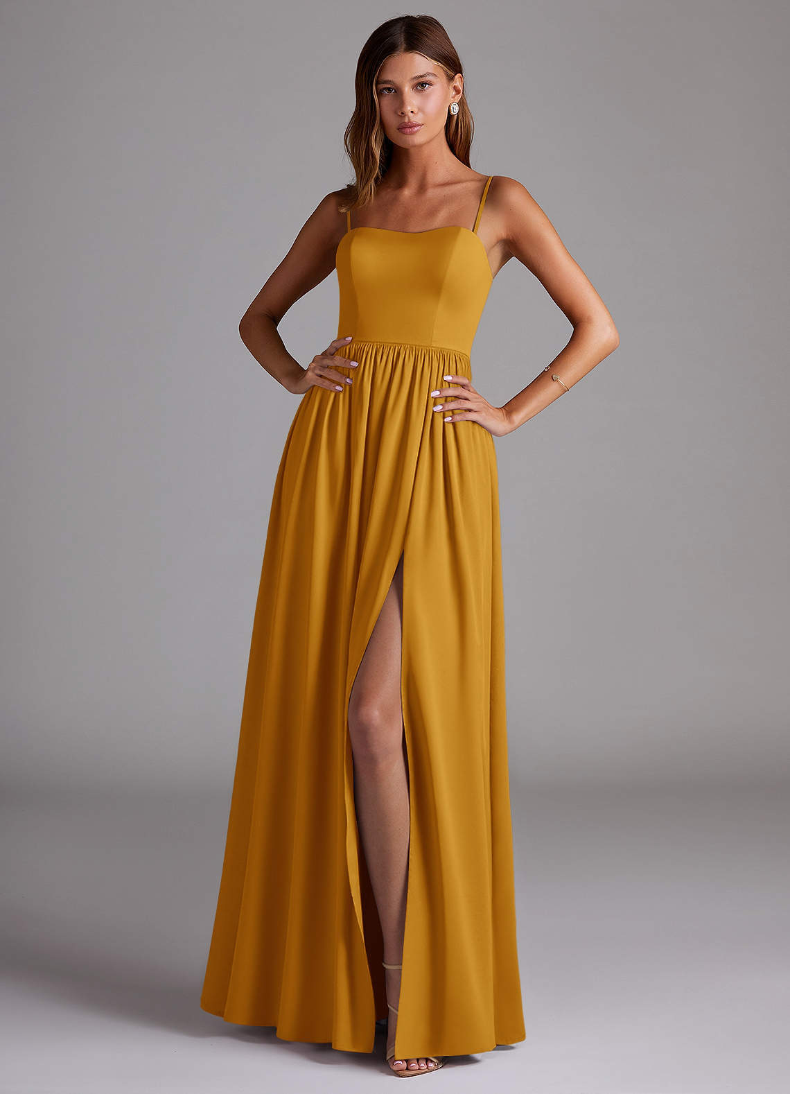 elyessen Calianna Black A-Line Off the Shoulder Stretch Satin Convertible Dress 7
