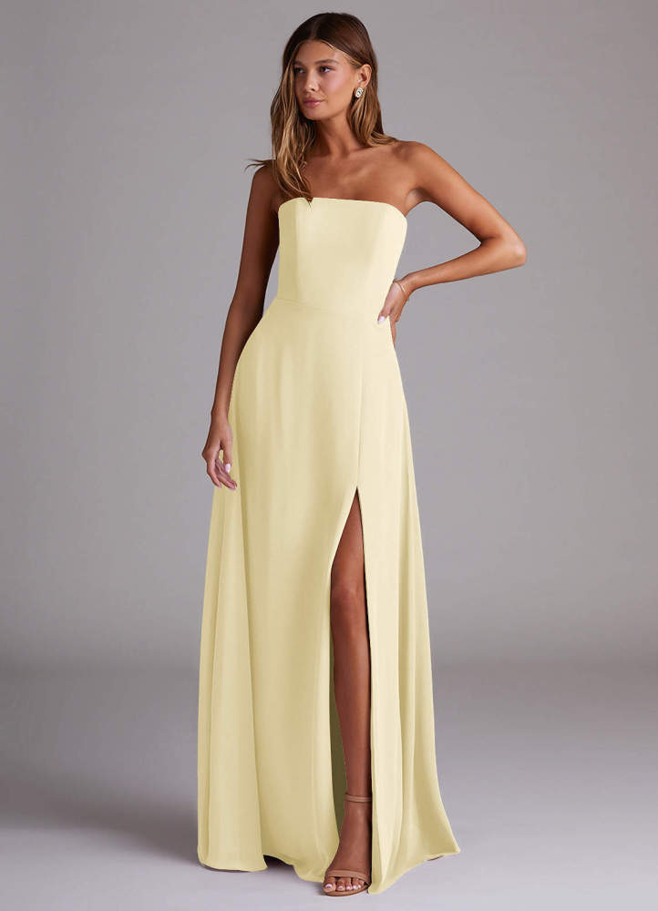 elyessen Wren Black A-Line Side Slit Chiffon Convertible Dress 7