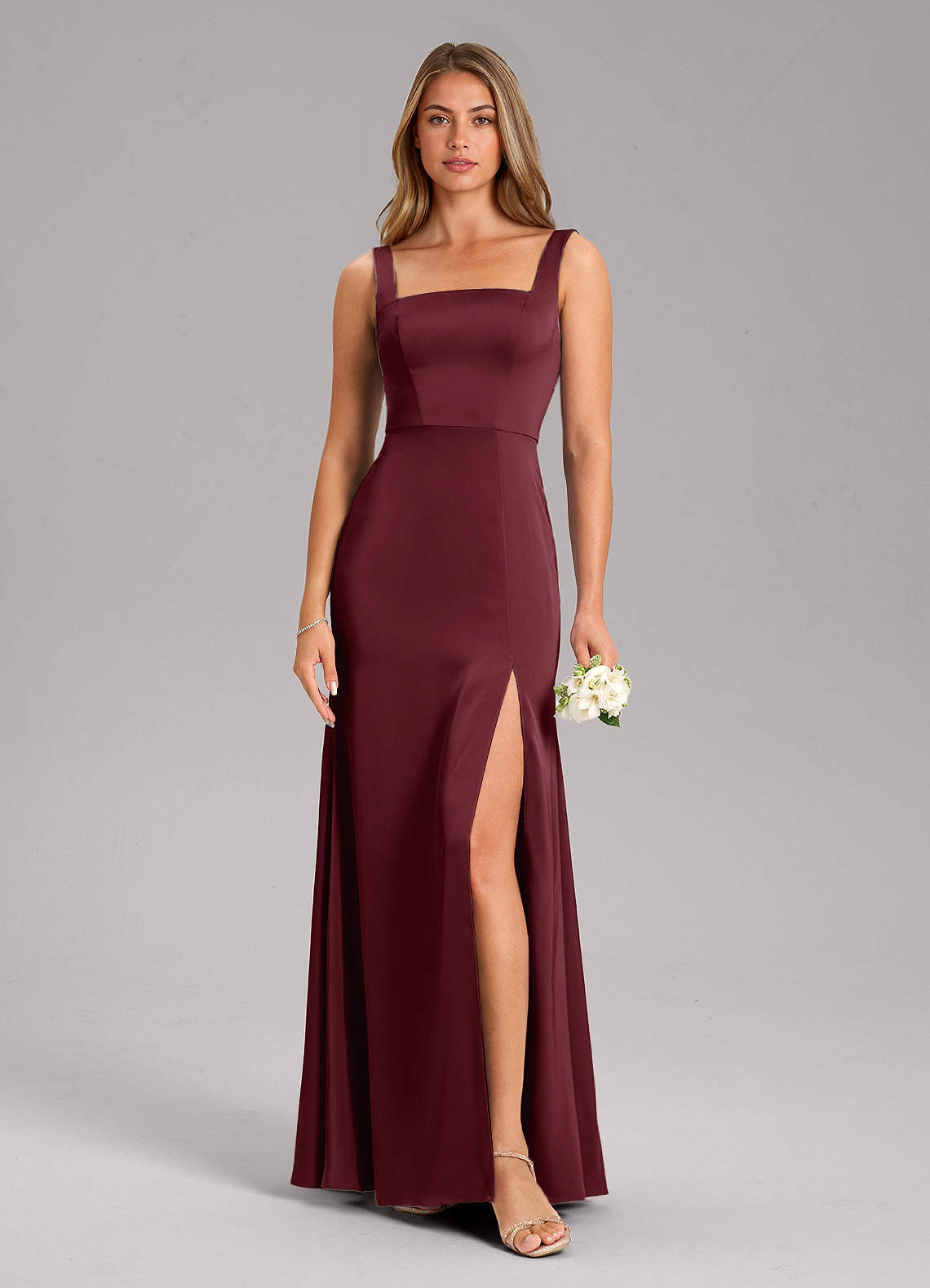 elyessen Frostine Black A-Line Bow Stretch Satin Dress 6